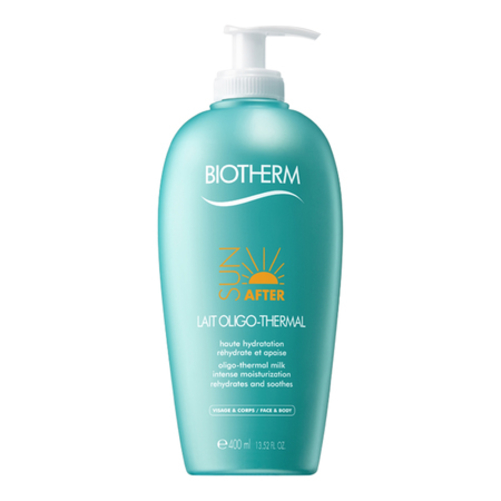 400ML BIOTHERM BIOTHERM SOLAIRE Lait après-soleil oligo-thermal haute hydratation  Lait après-soleil oligo-thermal haute hydratation