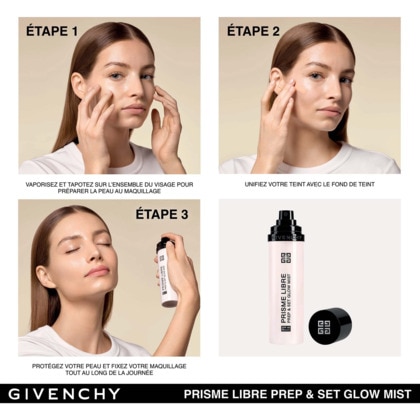 Spray base de teint et fixateur SPF45