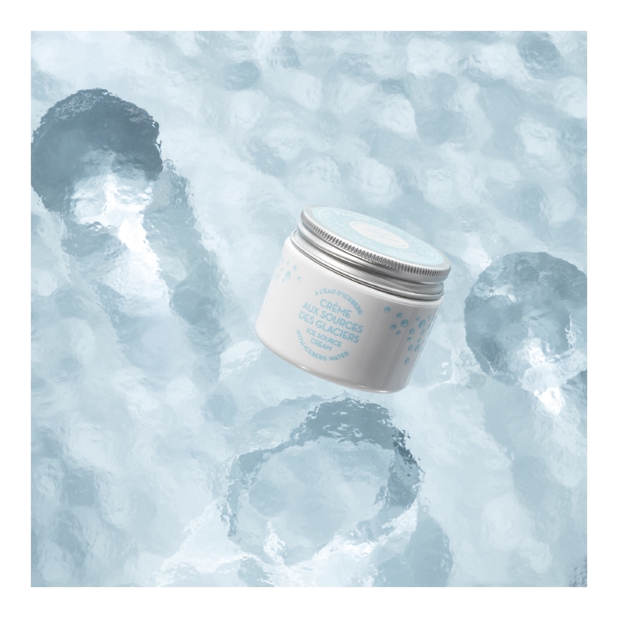 Crème hydratante à l'eau d'iceberg
