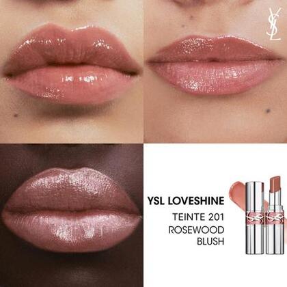  Yves Saint Laurent LOVESHINE Rouge à lèvres brillant et soin  1 of 4 