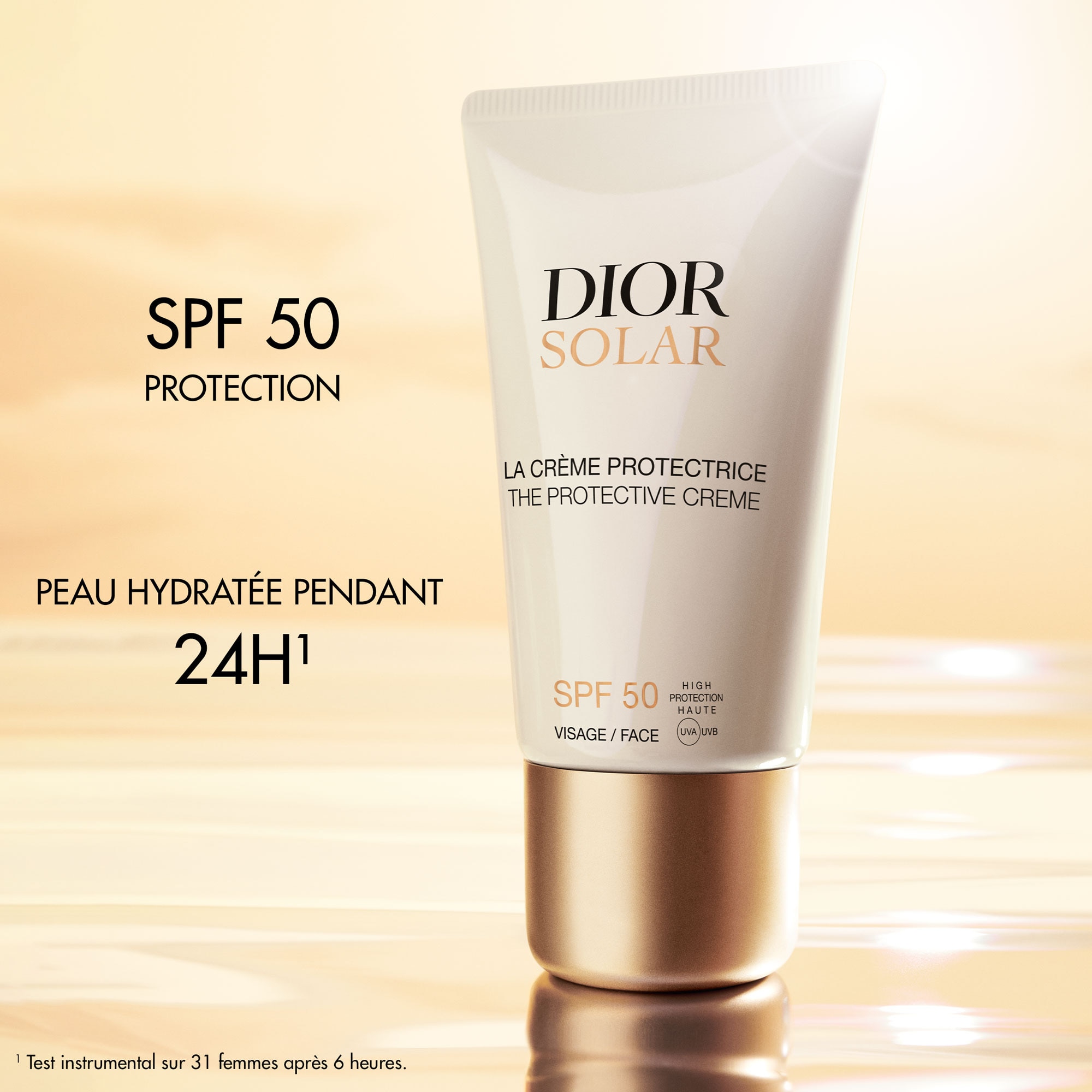 50mL DIOR DIOR SOLAR La crème protectrice solaire visage spf 50 - haute protection  1 of 4 