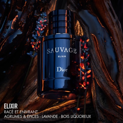 60ml DIOR SAUVAGE Élixir de parfum - édition limitée notes épicées, fraîches et boisées  1 of 3 