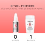 KÉRASTASE PREMIERE Coffret - découverte bain et concentré décalcifiant pour cheveux abîmés 2 of 4 Coffret - découverte bain et concentré décalcifiant pour cheveux abîmés