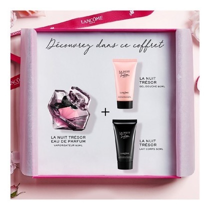 Coffret eau de parfum + déodorant + gel douche
