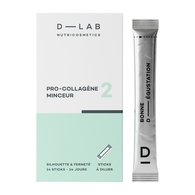 84G D-LAB NUTRICOSMETICS MINCEUR Pro-collgène minceur 14 sticks  1 of 2 