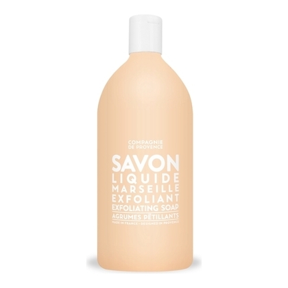 1030G LA COMPAGNIE DE PROVENCE EXTRA PUR Recharge savon liquide de Marseille exfoliant  1 of 2 