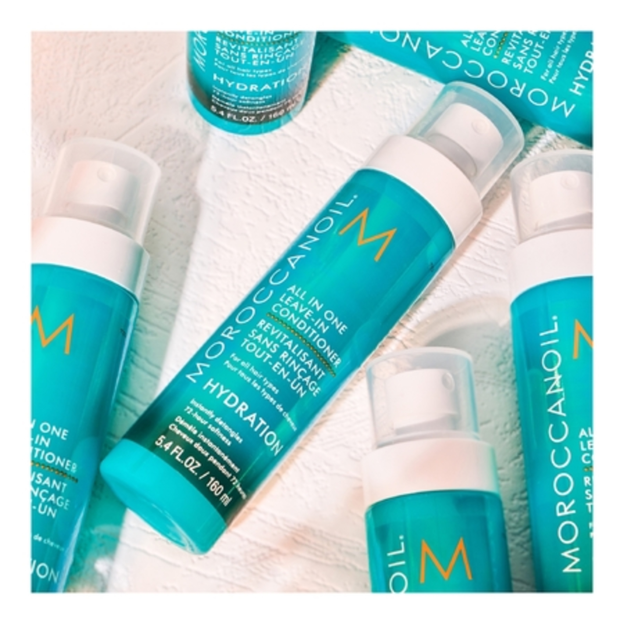 Revitalisant sans rinçage tout-en-un pour tous les types de cheveux