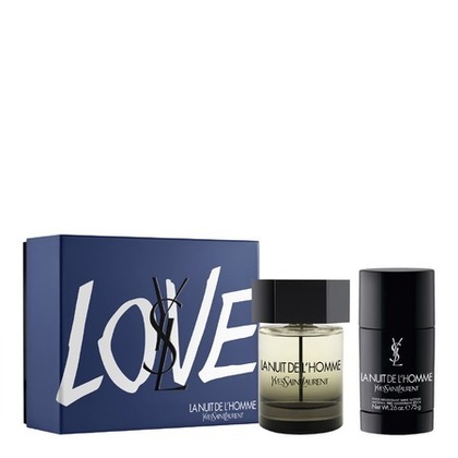  Yves Saint Laurent COFFRET PARFUM HOMME - EAU DE TOILETTE YSL Yves Saint Laurent La Nuit De L'Homme Coffret Fête des Pères Eau de Toilette La Nuit de L’Homme & Déodorant - Parfum Homme YSL  1 of 4 