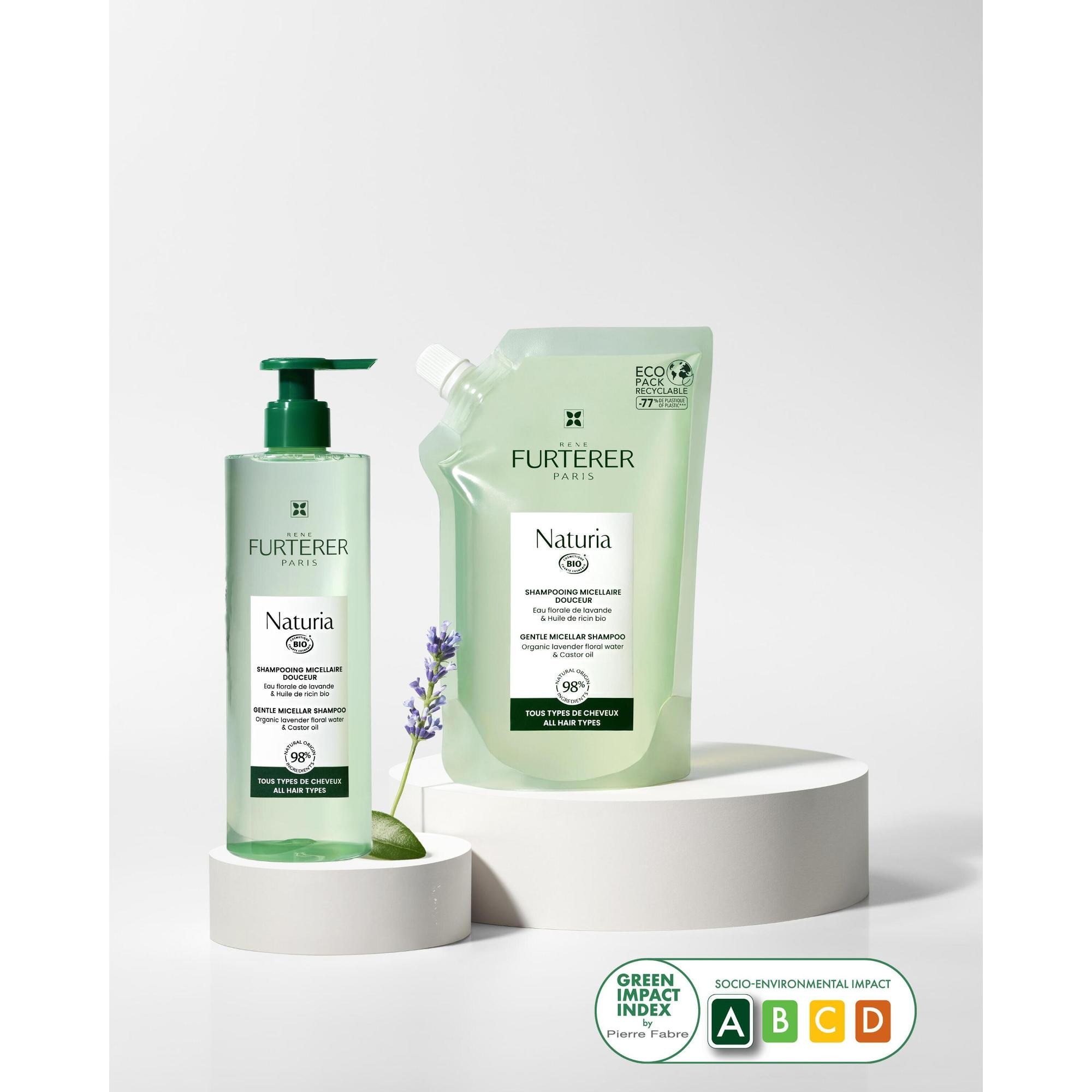 400ML RENE FURTERER NATURIA Shampooing micellaire douceur sans sulfates 1 of 4