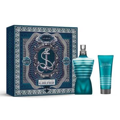  Jean Paul Gaultier LE MALE Coffret eau de toilette +  gel douche  1 of 3 