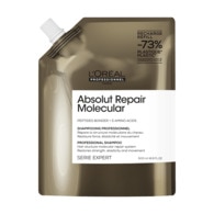 500mL L'ORÉAL PROFESSIONNEL ABSOLUT REPAIR MOLECULAR Shampooing réparateur éco-recharge  1 of 2 