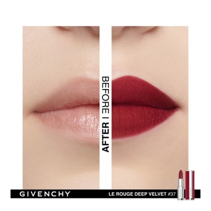  GIVENCHY LE ROUGE Rouge à lèvres fini mat lumineux, mat poudré ou brillant scintillant.  1 of 4 