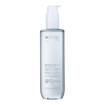 200ML BIOTHERM BIOSOURCE Eau micellaire nettoyante + démaquillante intégrale & instantanée  1 of 3 