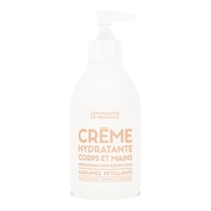 300ML LA COMPAGNIE DE PROVENCE EXTRA PUR Crème hydratante corps et mains agrumes pétillants  1 of 2 