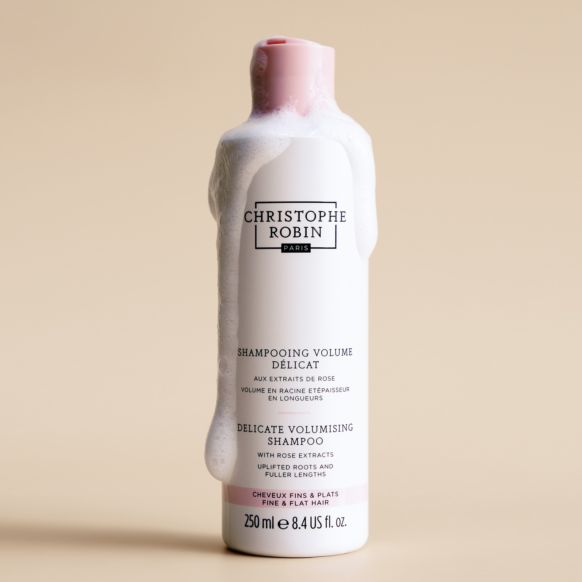 Shampooing volume aux extraits de rose