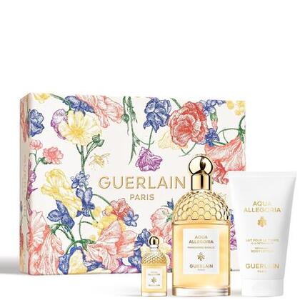  Guerlain AQUA ALLEGORIA Coffret eau de toilette + lait corps + miniature  1 of 4 