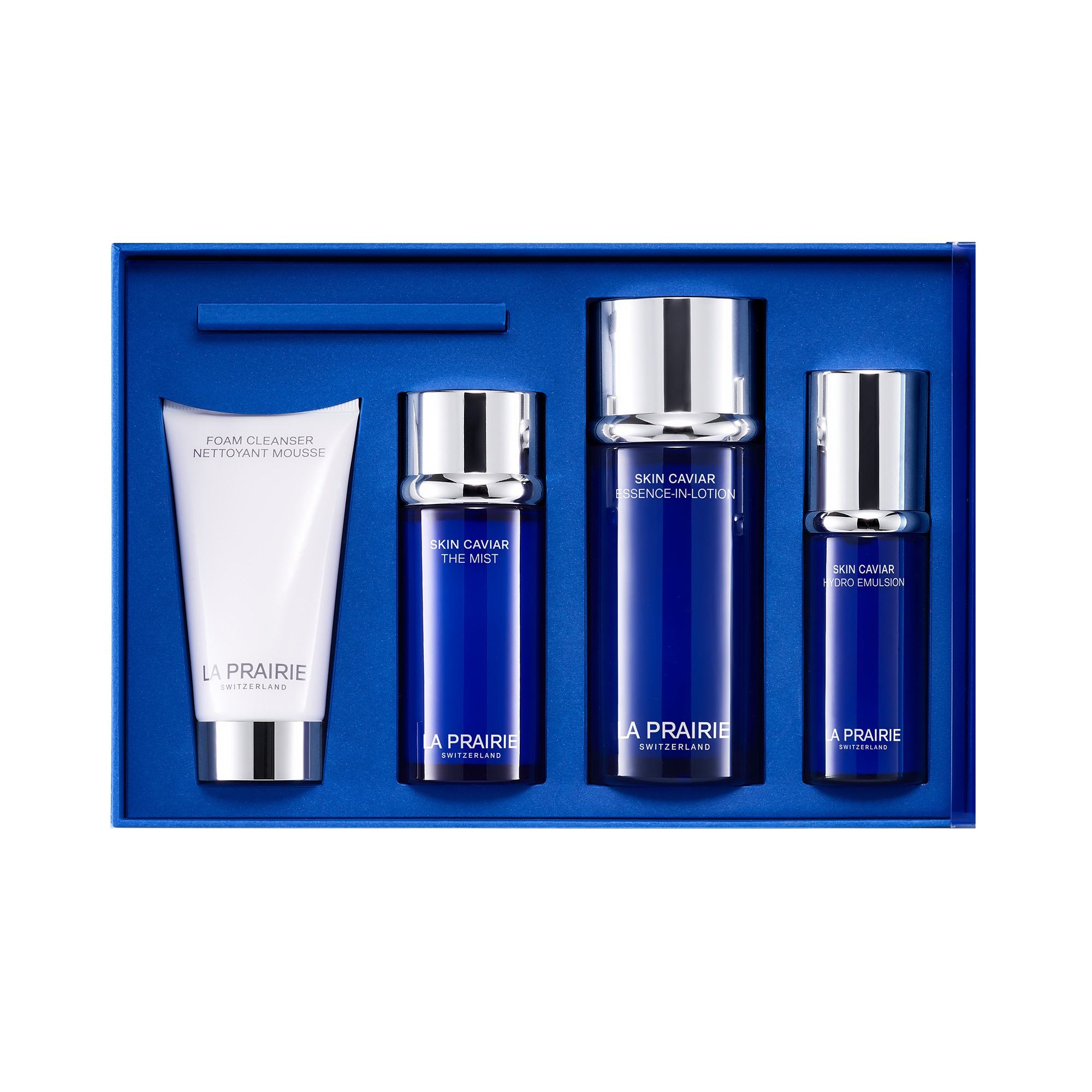 La Prairie VESTIAIRE D'ÉTÉ Coffret - nettoyant mousse + brume + lotion essentielle + hydro-émulsion 1 of 4