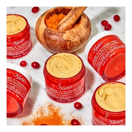 100ML KIEHLS TURMERIC & CRANBERRY SEED Masque exfoliant éclat instantané à base de curcuma & cranberry  1 of 4 