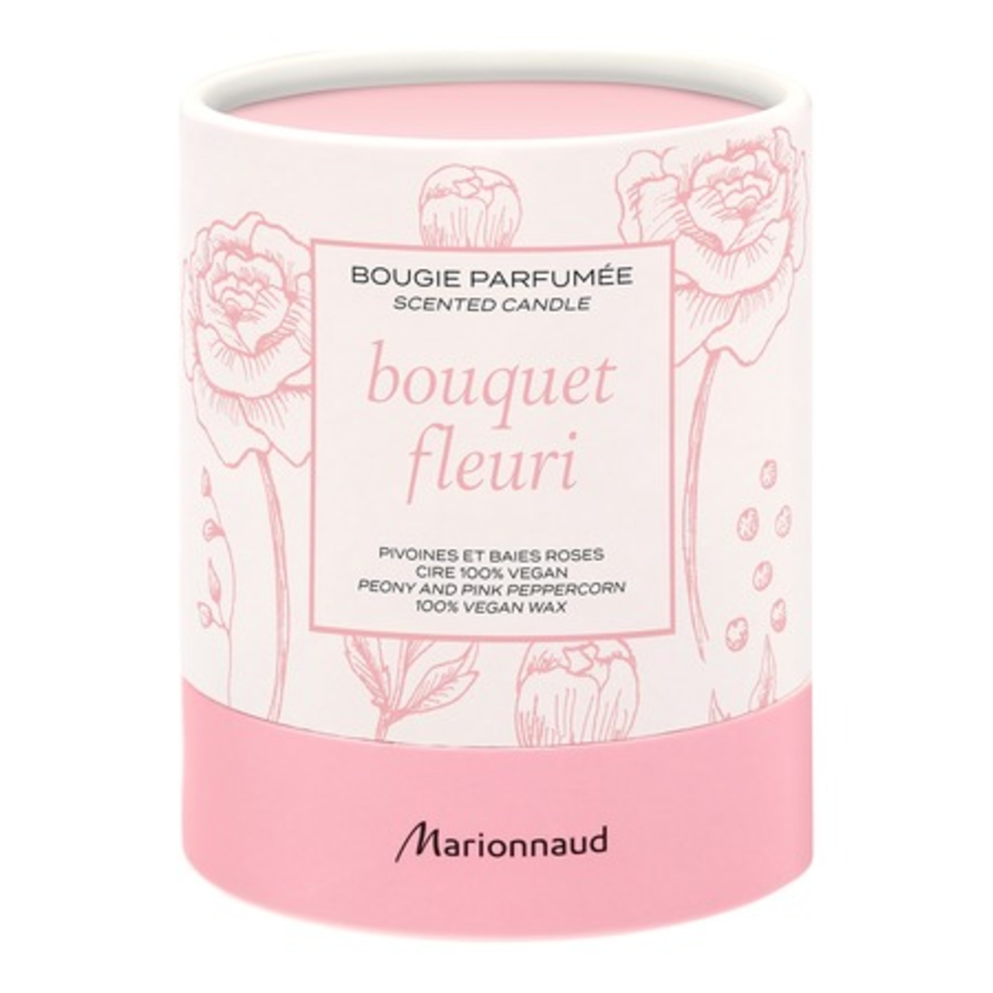 Bouquet Fleuri - Pivoines et Baies Roses