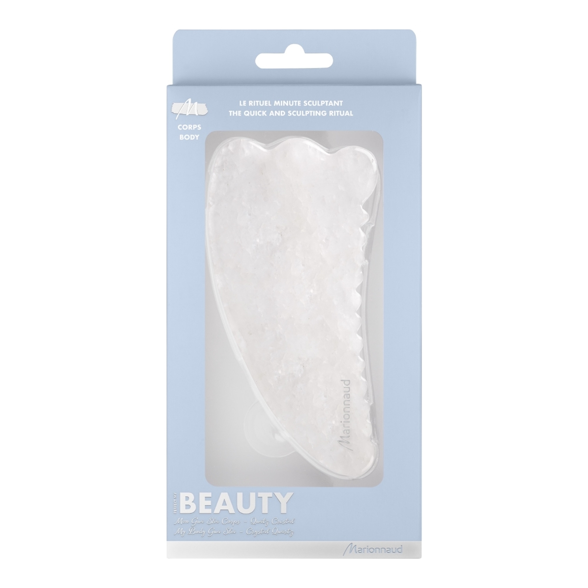Le gua sha corps - quartz cristal