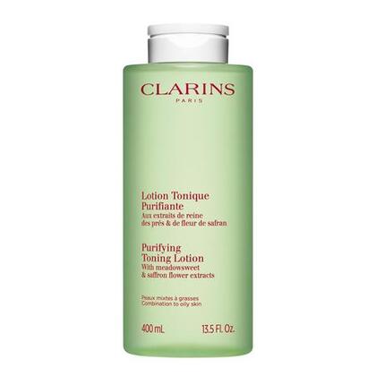 400ML Clarins LOTION TONIQUE Lotion tonique purifiante – peau mixtes à grasses  1 of 4 