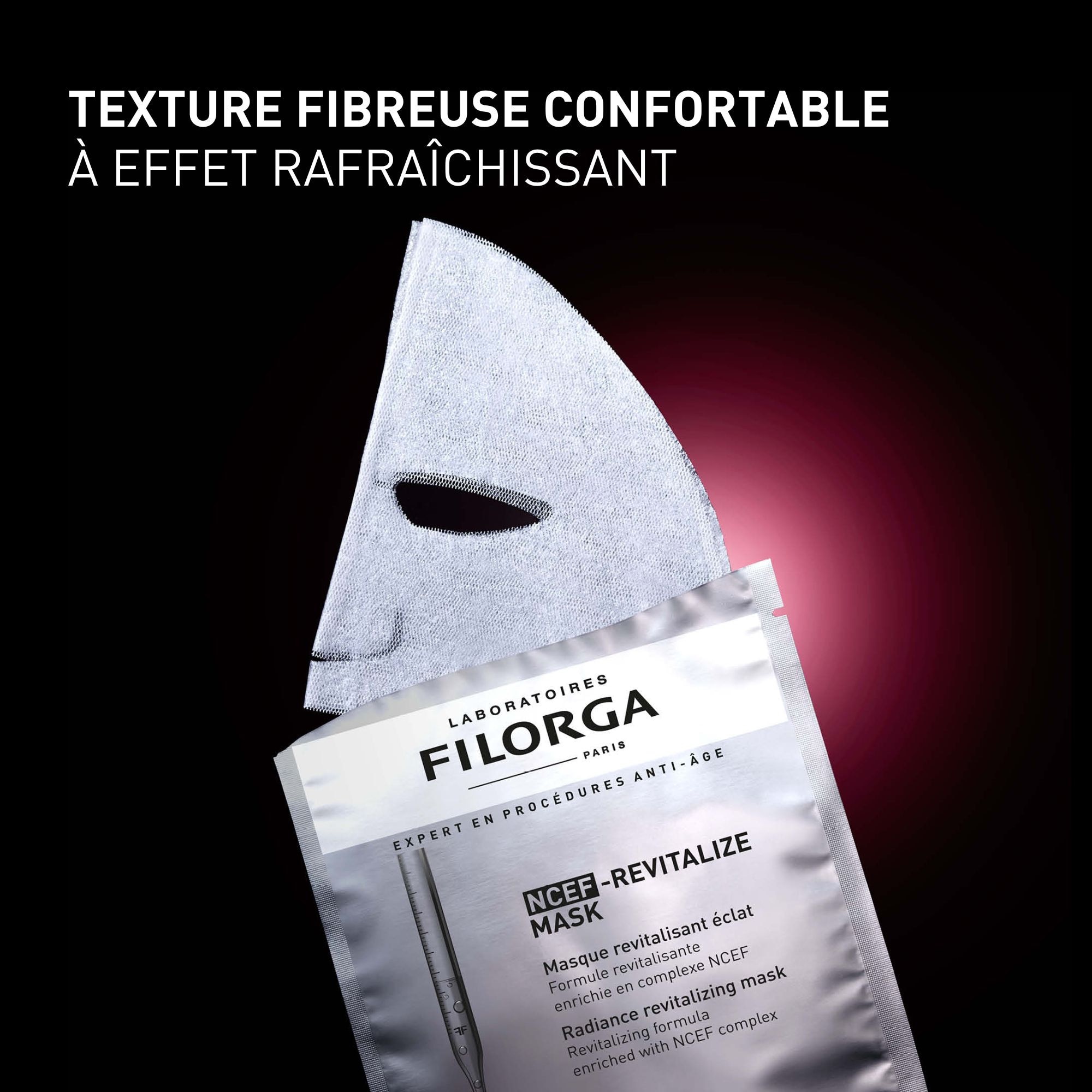 Masque revitalisant éclat enrichie en complexe ncef