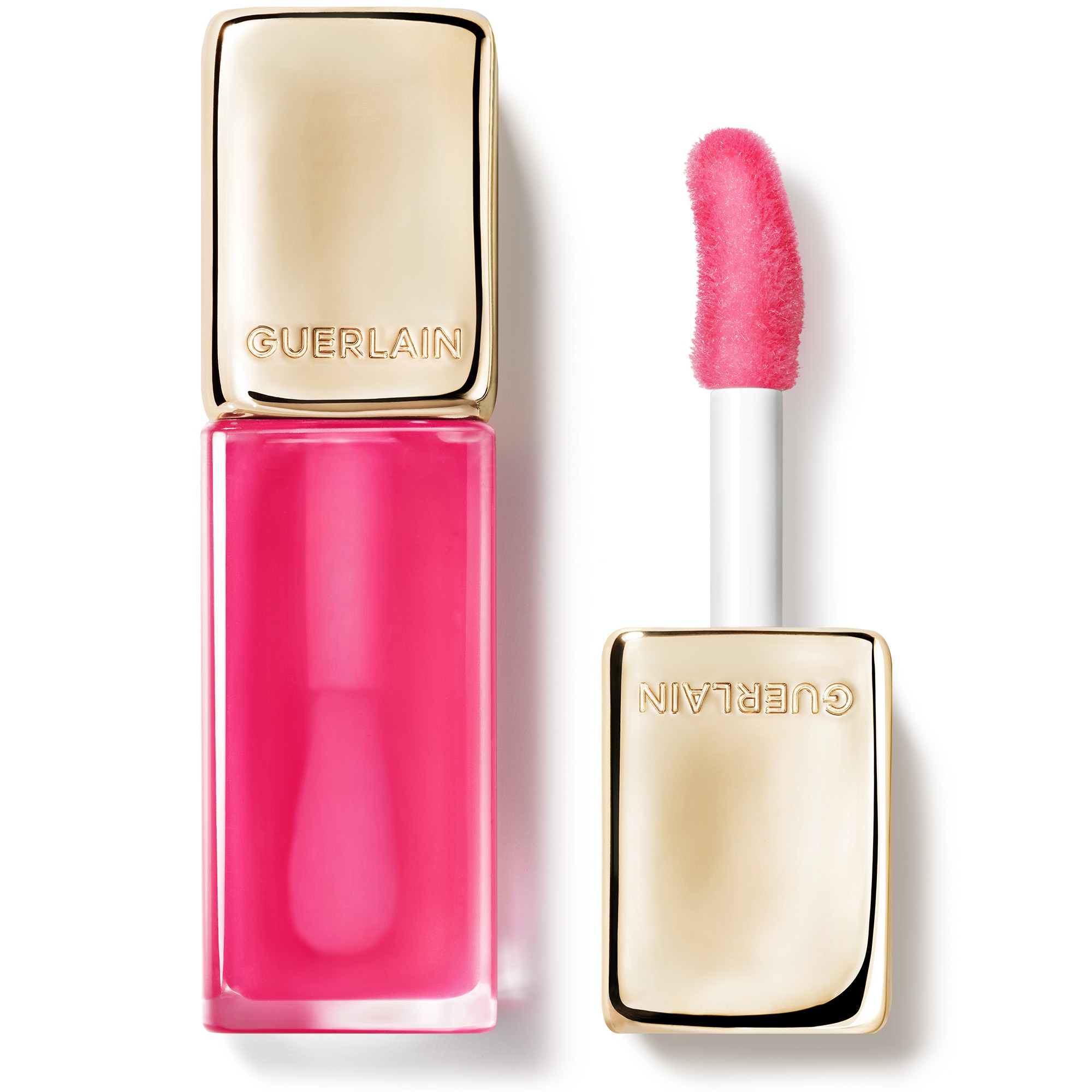 Guerlain - Kisskiss Bee Glow Oil - Huile À Lèvres Teintée Au Miel 92% D'origine Naturelle - Rose Pop Glow