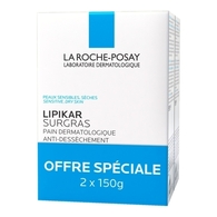 150G LA ROCHE POSAY LIPIKAR Savons surgras peaux sensibles & sèches  1 of 2 