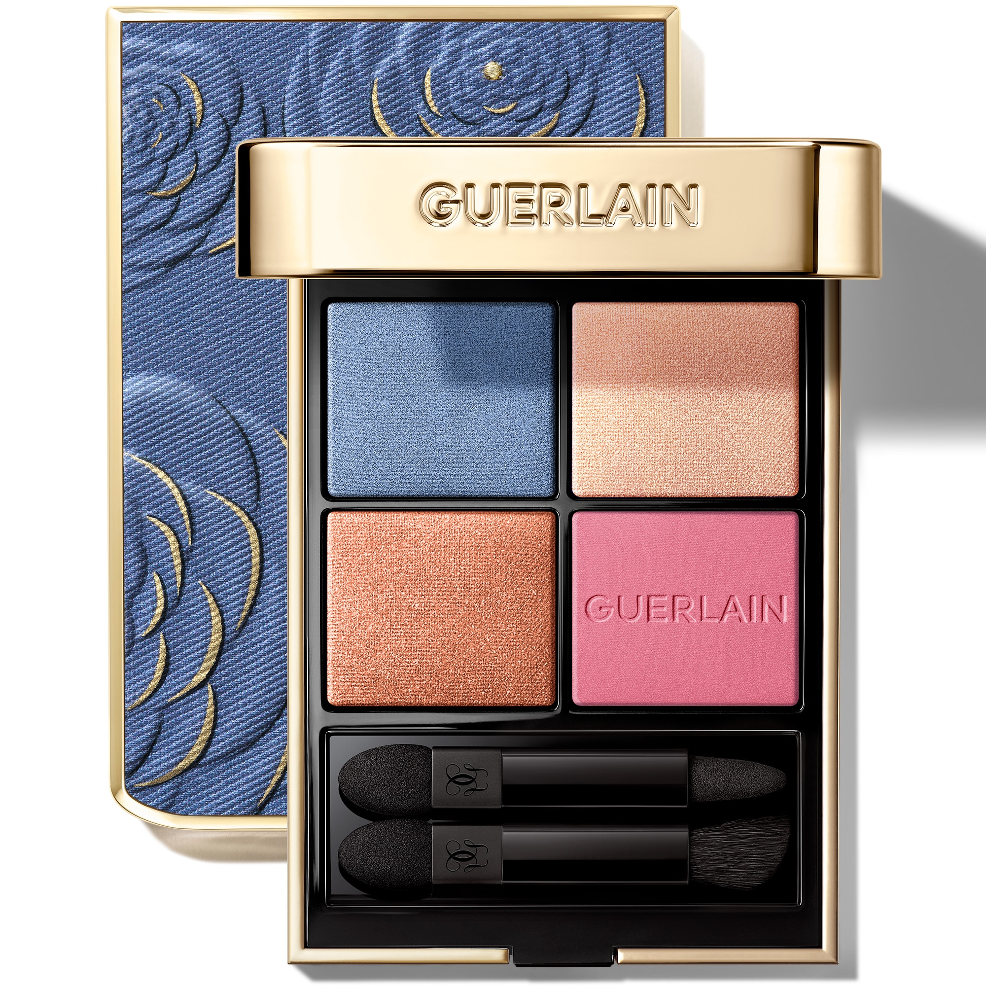 Guerlain - Autres Maquillage - Ombres À Paupières 4 Couleurs - 396 Denim Blossom