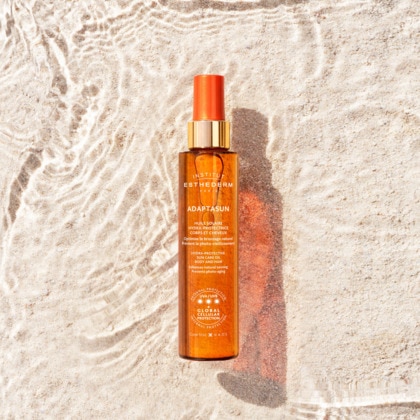 Huile solaire haute protection bronzante corps cheveux
