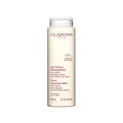 200ML Clarins DEMAQUILLANT VISAGE Lait velours - toutes peaux  1 of 4 