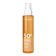 150ml Clarins SUNCARE Brume solaire embellissante très haute protection corps spf50+ 