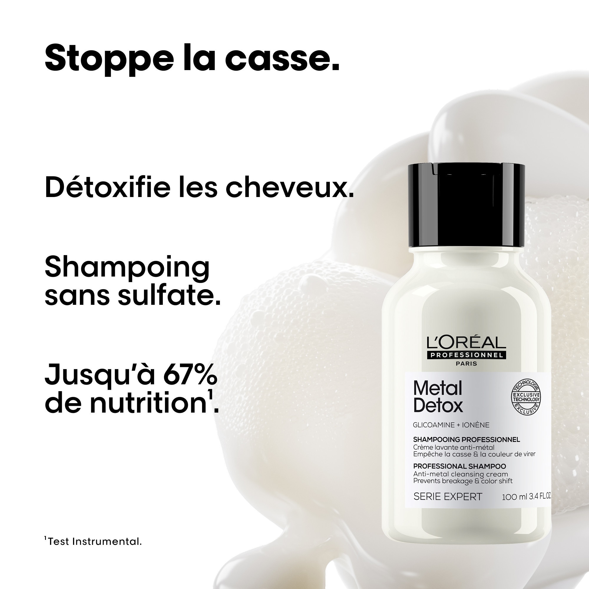100ML L'ORÉAL PROFESSIONNEL SERIE EXPERT METAL DETOX Shampoing  1 of 4 
