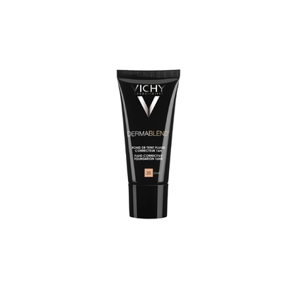  VICHY DERMABLEND Fond de teint fluide correcteur haute couvrance peaux sensibles  1 of 4 