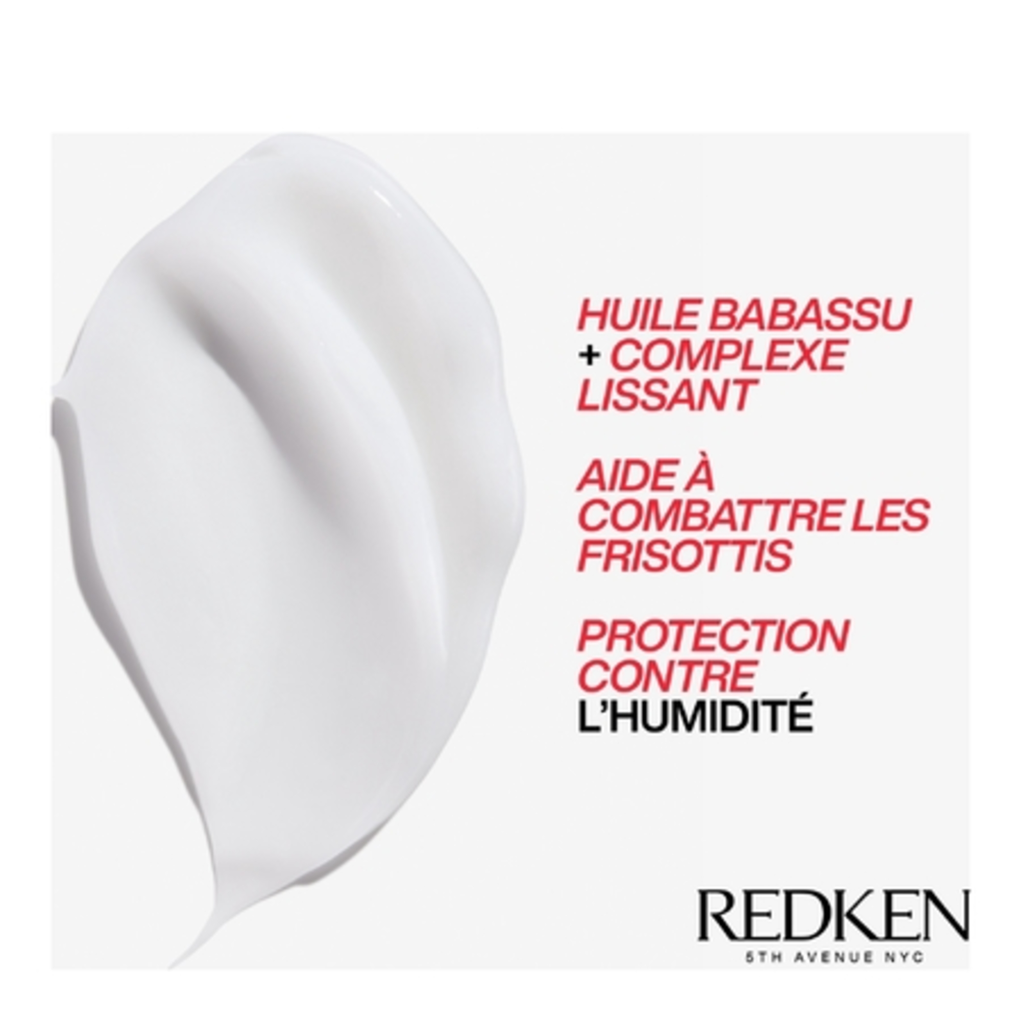 Soin sans rinçage anti-frisottis et protecteur thermique