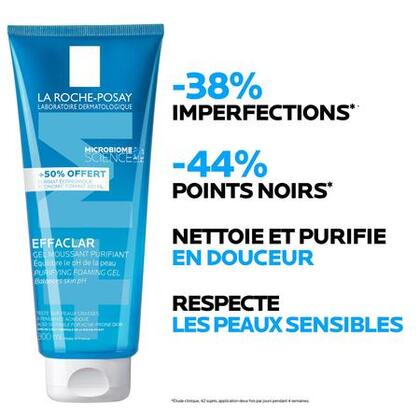 300ML LA ROCHE POSAY EFFACLAR Gel mousse  1 of 4 