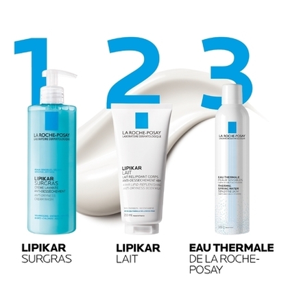 200ML LA ROCHE POSAY LIPIKAR Lait relipidant 48h peaux sensibles & sèches  1 of 4 