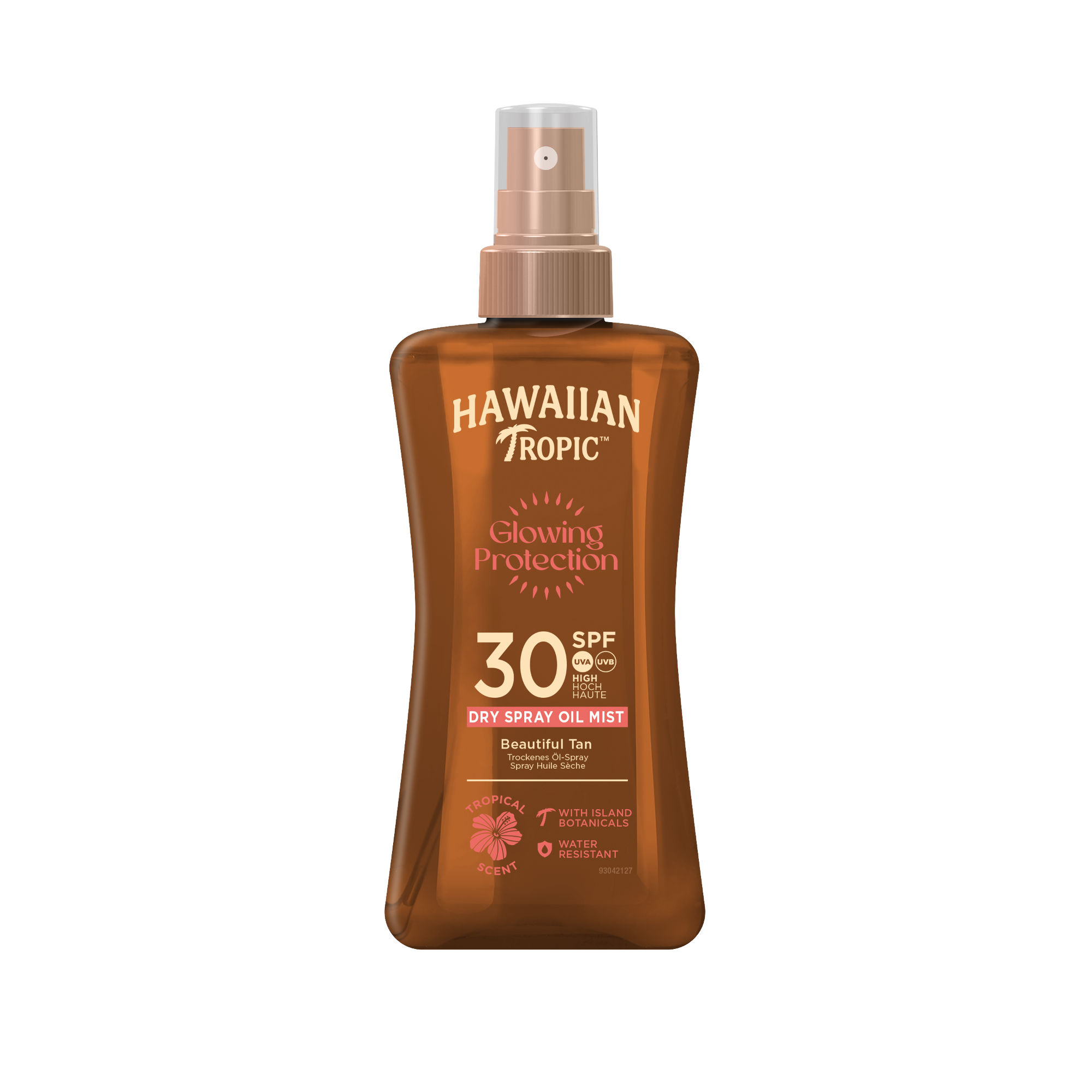 Hawaiian Tropic - Spray Huile Solaire Glowing Protection Spf30 - 200ml