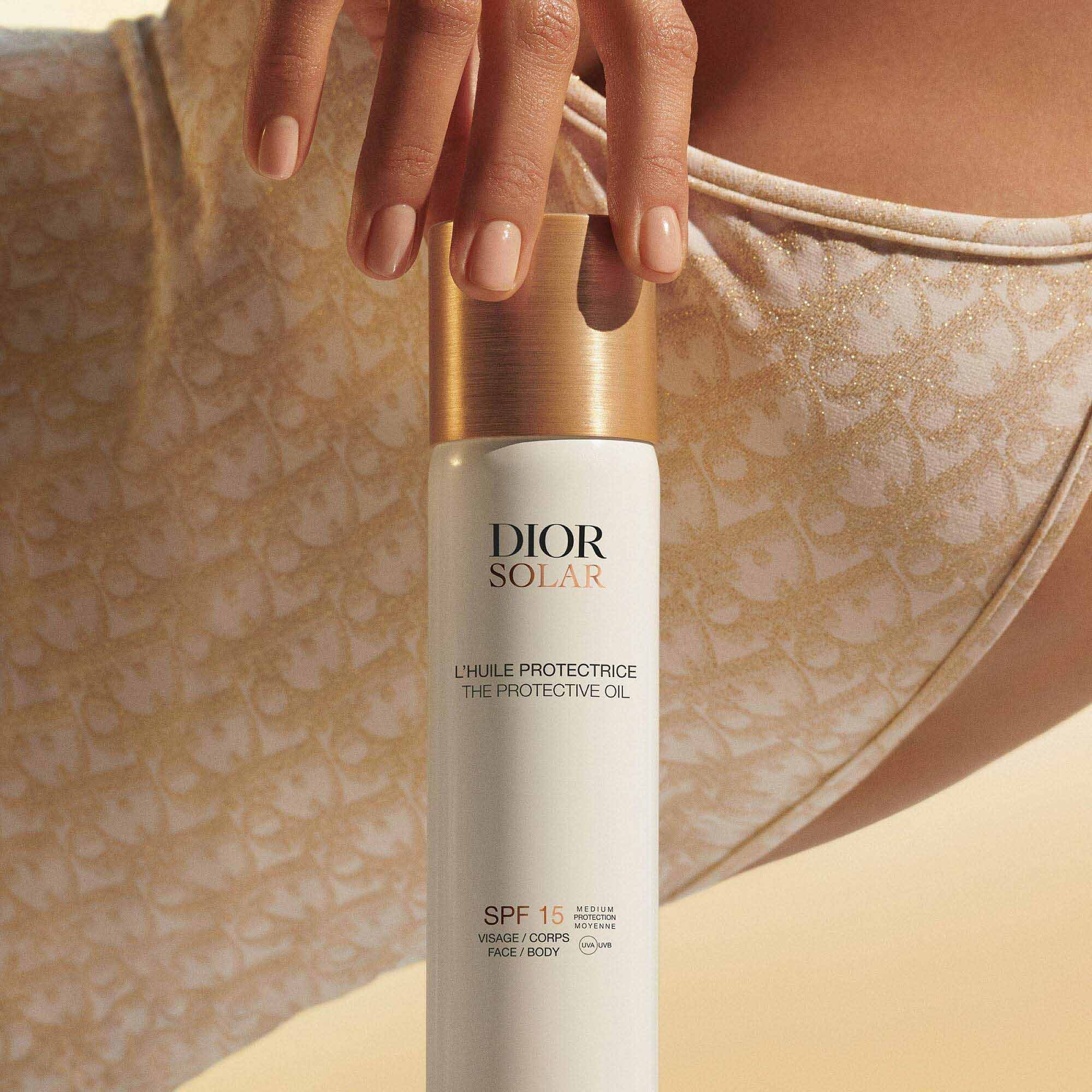 125mL DIOR DIOR SOLAR L'huile protectrice visage et corps spf 15- spray solaire  1 of 4 