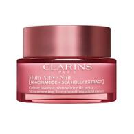 50mL Clarins MULTI-ACTIVE Crème nuit lissante, rénovatrice de peau – toutes peaux  1 of 2 