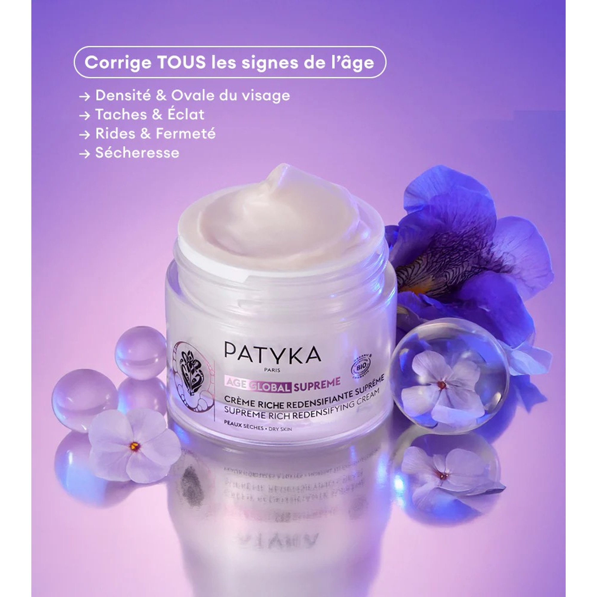 Crème Riche Redensifiante Suprême – Peaux Sèches