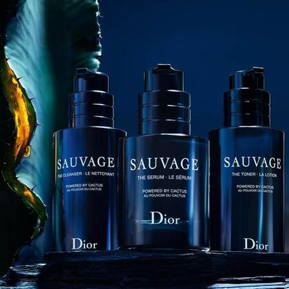 100ML DIOR SAUVAGE Lotion tonique visage à l'extrait de cactus  1 of 4 