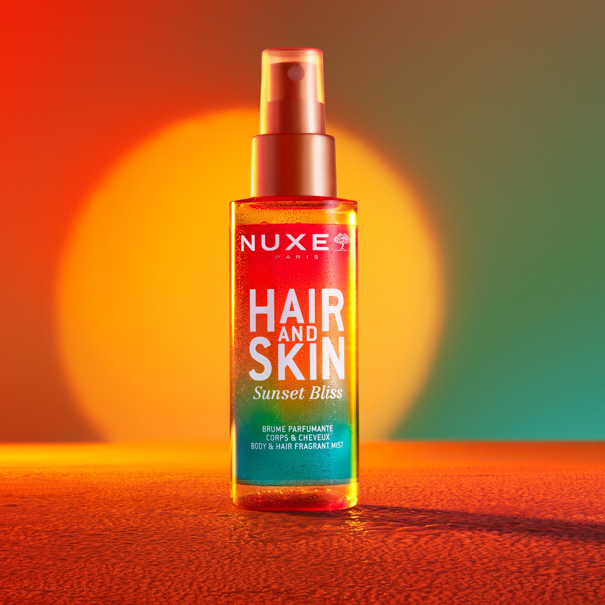 100mL Nuxe HAIR & SKIN SUNSET BLISS Brume parfumante corps et cheveux  1 of 4 