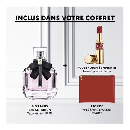 Yves Saint Laurent Mon Paris Coffret Fête des Mères Eau de Parfum Mon Paris & Rouge à lèvres - Parfum Femme YSL