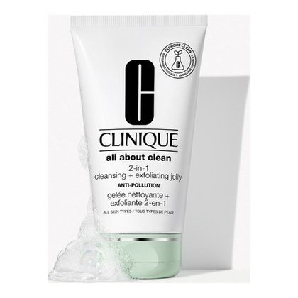 150mL Clinique ALL ABOUT CLEAN Gelée nettoyante & exfoliante 2-en-1  1 of 4 