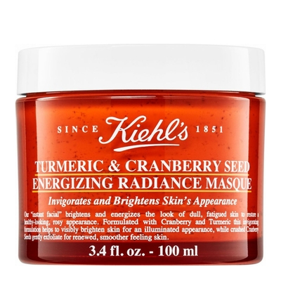 Kiehls - Turmeric & Cranberry Seed - Masque Exfoliant Éclat Instantané À Base De Curcuma & Cranberry - 28ml
