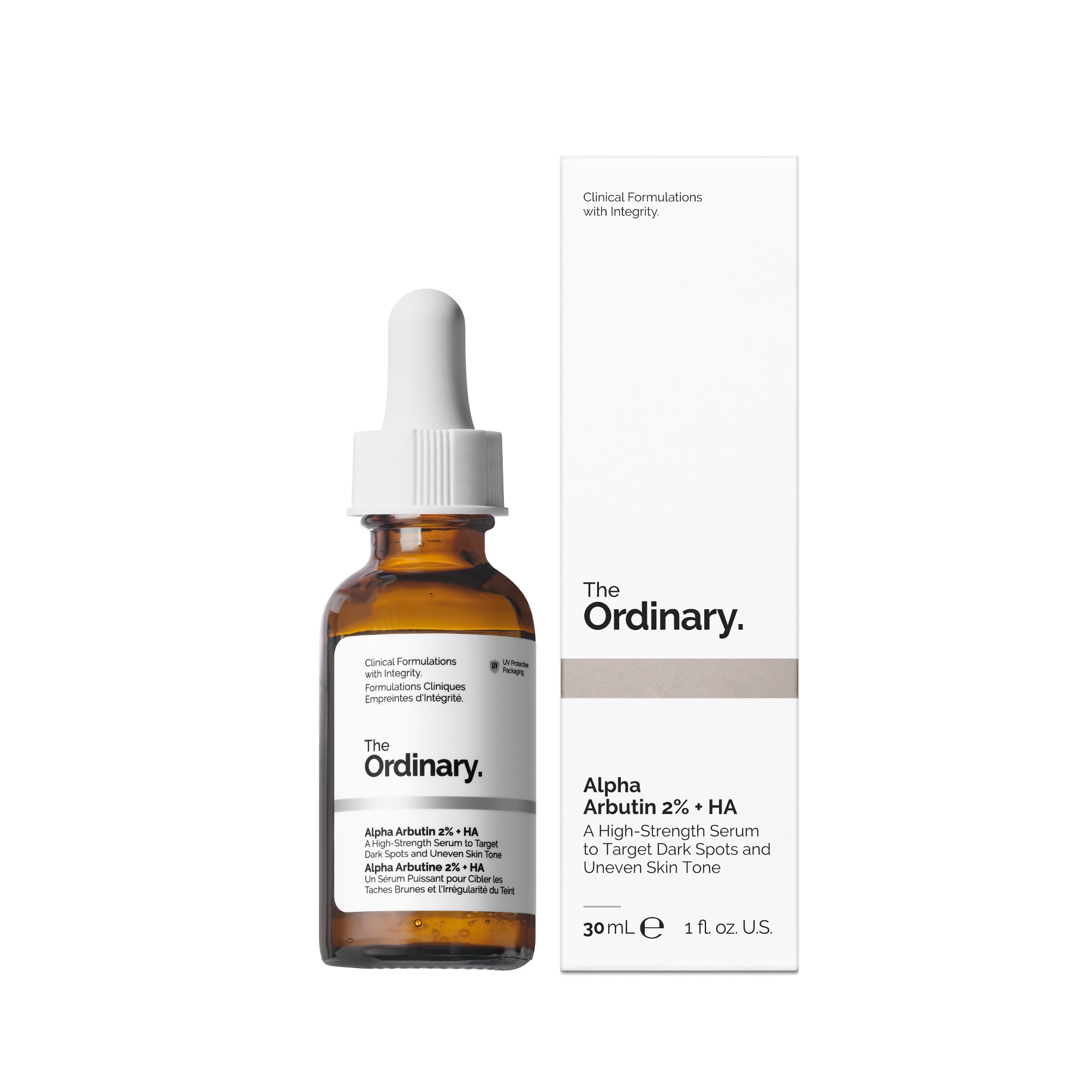 30ML THE ORDINARY UNIFORMITÉ & ÉCLAT Alpha arbutine 2% + ha 30ml 1 of 4