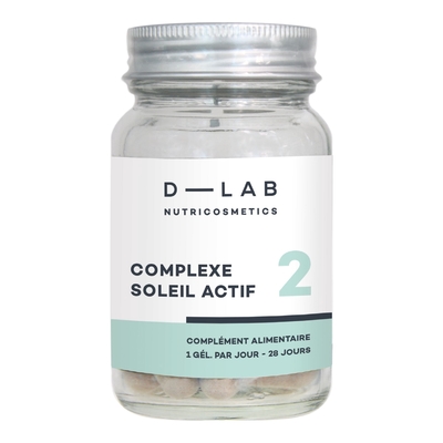 D-lab Nutricosmetics - Peau - Complexe Soleil Actif - 104g