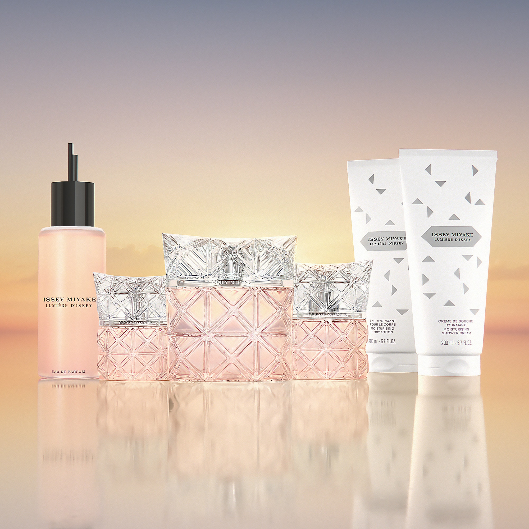 200ML Issey Miyake LUMIERE D'ISSEY Crème de douche hydratante  1 of 4 