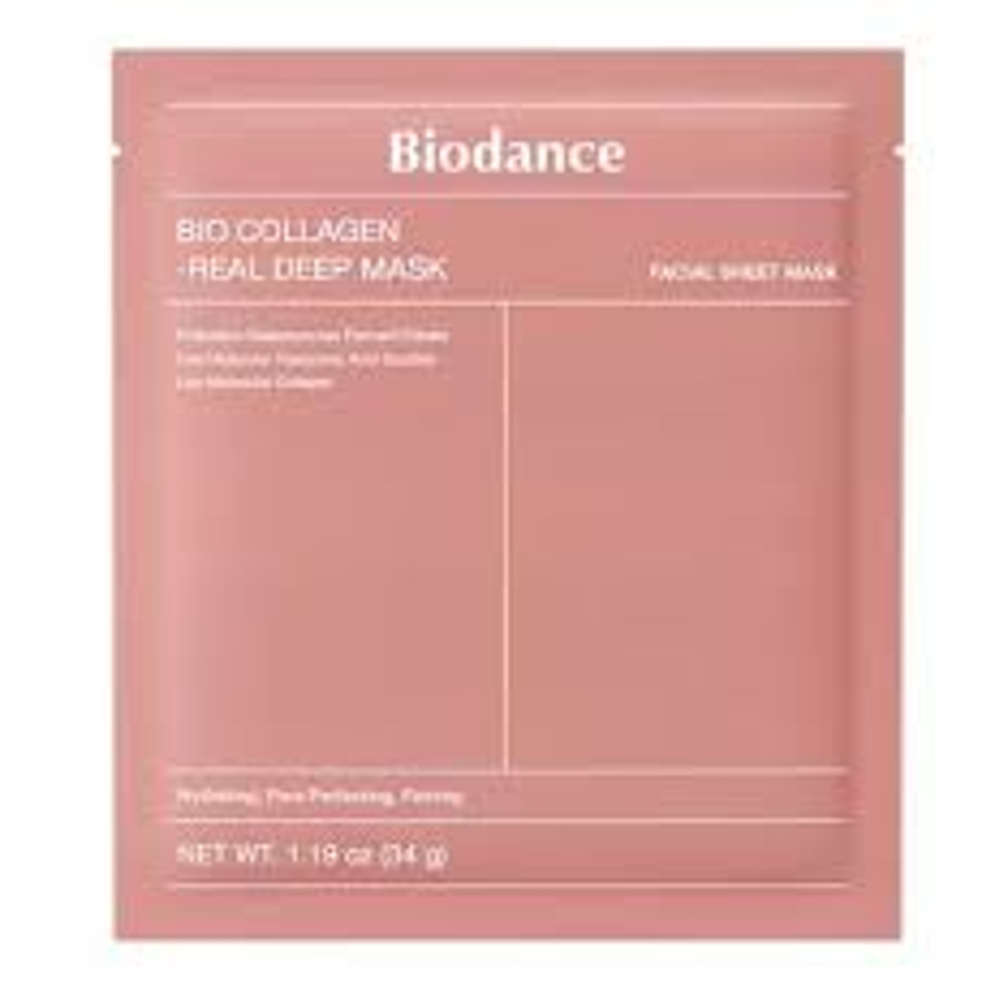 Biodance - Collagen - Pack De 4 Masques Hydrogel Au Collagène - 199g